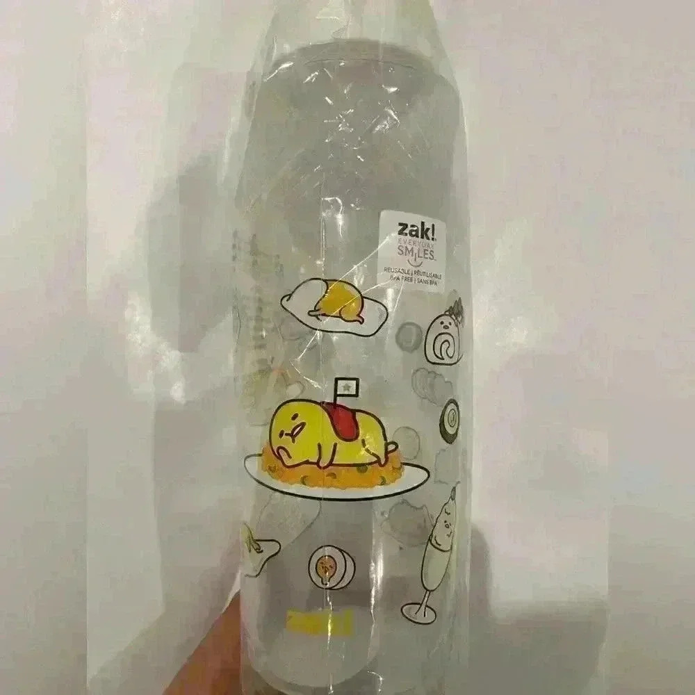 NWT Gudetama 30oz Water Bottle - Clear